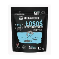Karma sucha Paka Zwierzaka Łosoś z rybami bałtyckimi 1,5kg