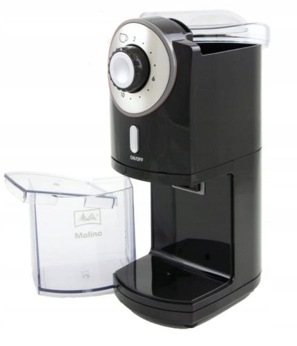 MŁYNEK ELEKTRYCZNY MELITTA Molino 1019-02 100W | CZARNY na Arena.pl