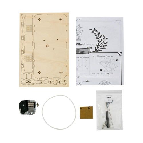 Konstruktor 3D model Robotime Diabelski Młyn 232 elementy, 28 x 10 x 34 cm na Arena.pl