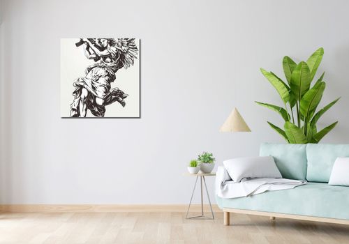 Obraz 70x70cm Anioł Wojny na Arena.pl