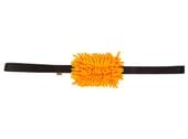 Solidny szarpak dla psa zabawka mop z dwoma uchwytami Dingo 60cm pomarańcz