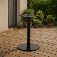 Podstawa noga do stołu nóżka stolika okrągła czarny loft pojedyncza solidna