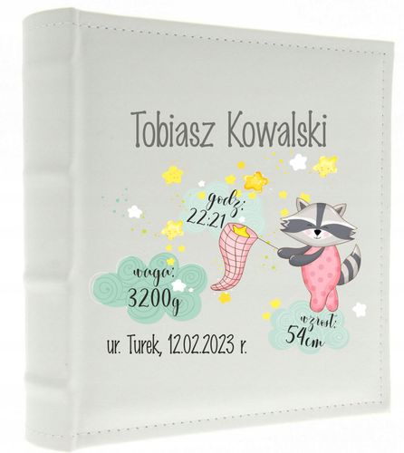 DUŻY ALBUM NA ZDJĘCIA Z NADRUKIEM dla dziecka na Arena.pl