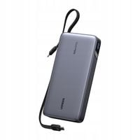 Powerbank Ugreen PB552 25000mAh 165W Szary Wbudowany kabel USB-C