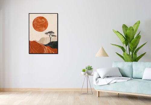 Plakat 64x90cm Afrykański Zachód Słońca na Arena.pl
