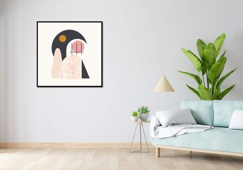 Plakat 90x90cm Zakres Widoku na Arena.pl