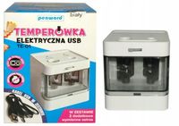 TEMPERÓWKA ELEKTRYCZNA USB TE-01 Z POJEMNIKIEM, BIUROWA NIEZAWODNA PENWORD
