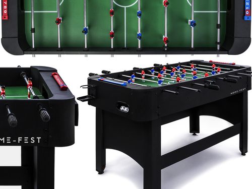 DUŻY SOLIDNY STÓŁ DO GRY PIŁKARZYKI CZARNE na Arena.pl