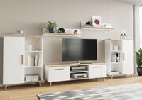 Meblościanka Oslo 2 do salonu styl skandynawski