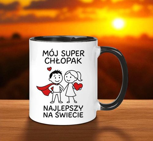 Kubek z nadrukiem prezent Dzień CHŁOPAKA dla kolegi urodziny różne wzory na Arena.pl