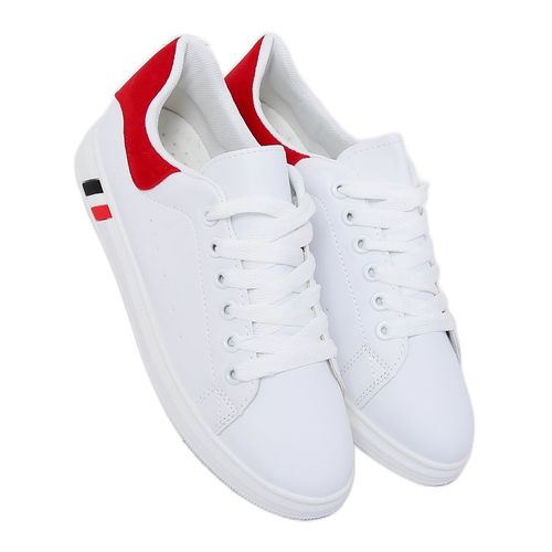 Trampki damskie biało-czerwone BL147P Red r.41 na Arena.pl