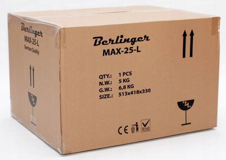 MINI PIEKARNIK ELEKTRYCZNY WOLNOSTOJĄCY 25L BERLINGER GRILL ROŻNO PRZENOŚNY zdjęcie 8