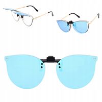 Kocie uchylne NAKŁADKI PRZECIWSŁONECZNE POLARYZACYJNE NA OKULARY KOREKCYJNE