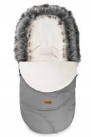 2X SENSILLO ŚPIWOREK DO WÓZKA ZIMOWY ESKIMO GREY POLAR 100X46