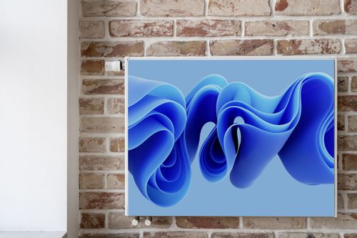 MASKOWNICA Magnetyczna Kaloryfer Niebieska Fala Abstrakcja 110cm x 60cm na Arena.pl