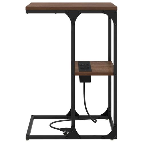 Stolik nocny Brązowy dąb 41.5 x 26 x 60.5 cm na Arena.pl