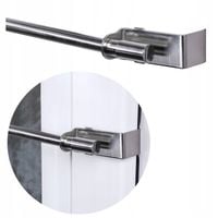 Zazdrostki teleskopowe mini karnisz regulowany do kuchn 75-125cm STAL