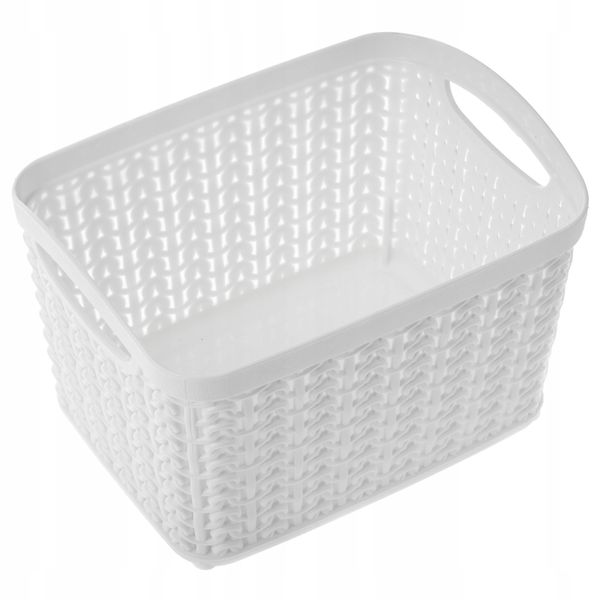 KOSZYK POJEMNIK PUDEŁKO PLASTIK KOSZ 1,5L KOLORY zdjęcie 2