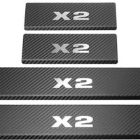 Listwa progowa BMW X2 F39 Stal nierdzewna 304 carbon 4szt