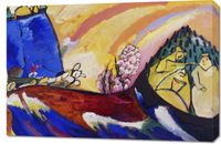 Obraz 90x60cm Painting with Troika, Wassily Kandinsky Vintage