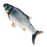 zabawka dla kota pluszowa ryba z kocimiętką 21 cm