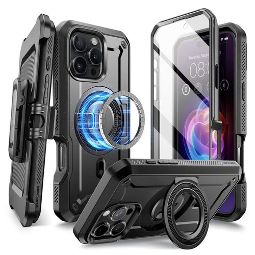 Etui Supcase Unicorn Beetle Pro Mag Pancerne DO iPhone 16 Pro Max Czarne na Arena.pl