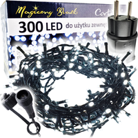 LAMPKI CHOINKOWE 300 LED ATEST IP44 girlanda