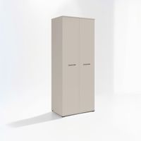 HIT Tania Szafa Otwierana Dwudrzwiowa 80cm x 200cm KASZMIR| Półki + Wieszak