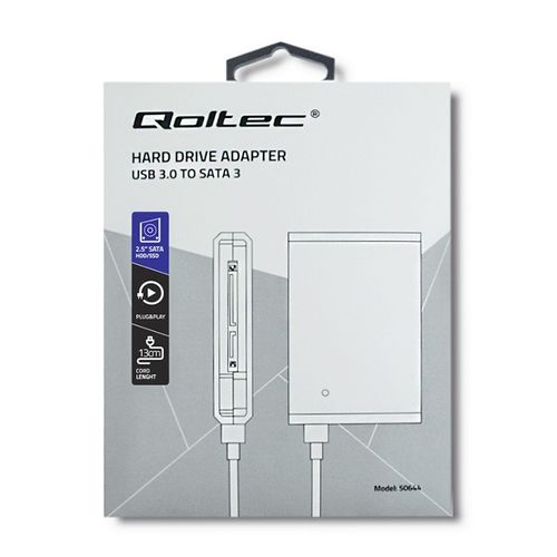 Qoltec Adapter USB 3.0 do dysków HDD/SSD 2.5" SATA3 na Arena.pl