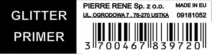 Pierre Rene Glitter primer Klej do cieni 10ml zdjęcie 4