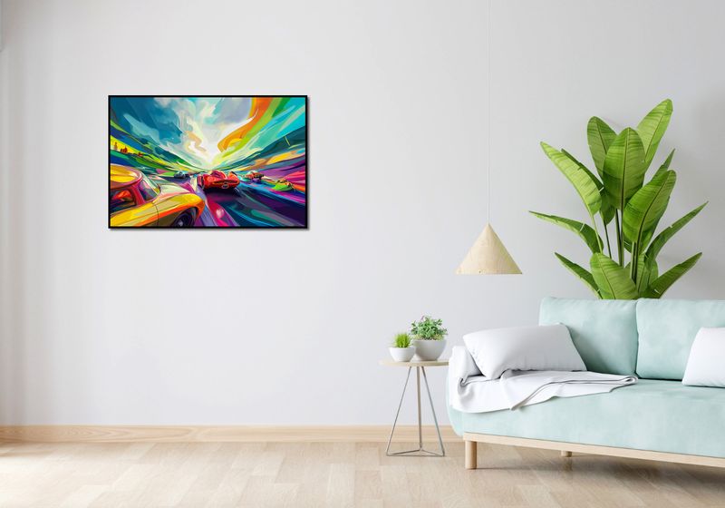 Plakat 91,5x61cm Wyścig Przy Barwach zdjęcie 4