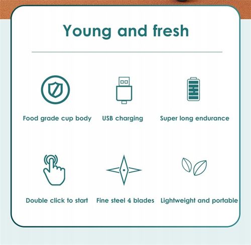 BLENDER KIELICHOWY MIKSER DO SMOOTHIE SOKÓW MINI na Arena.pl