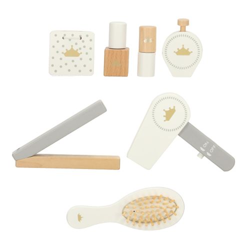 Toaletka drewniana dla dziewczynki lustro siedzisko akcesoria LULILO Bella na Arena.pl