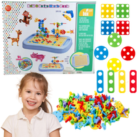 Klocki konstrukcyjne wiertarka edukacyjne kreatywne zabawki dla dzieci