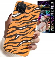 ETUI DO SAMSUNG GALAXY A22 5G - PLECKI W TYGRYSIE PASKI POKROWIEC +SZKŁO