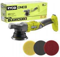RYOBI POLERKA AKUMULATOROWA 18V REGULACJA R18P-0 125MM OSCYLACJA + 3 PADY