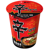 Oryginalna zupa Shin Ramyun w kubku, bardzo ostra 68g - Nongshim