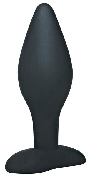 Korek analny Silicone Butt Plug Black 12 cm zdjęcie 4