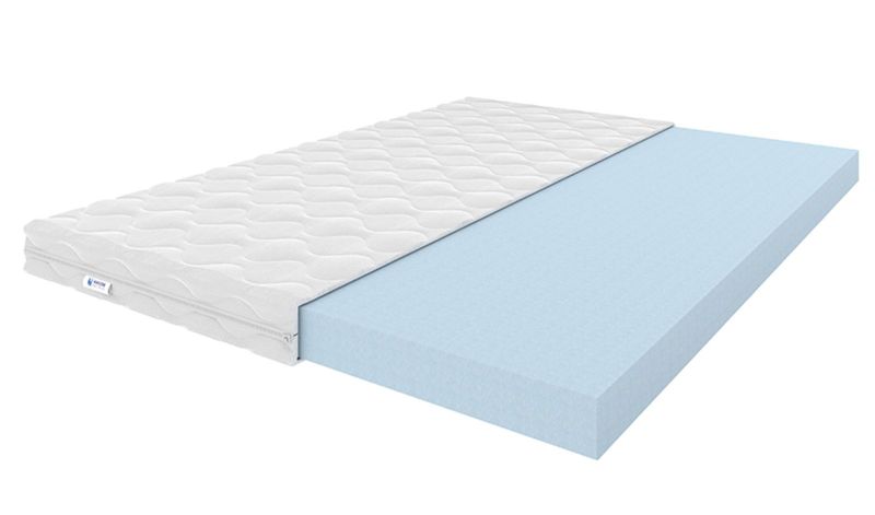 Materac 80x200 piankowy dwustronny Milano 10 cm z pokrowcem wygodny miękki zdjęcie 1