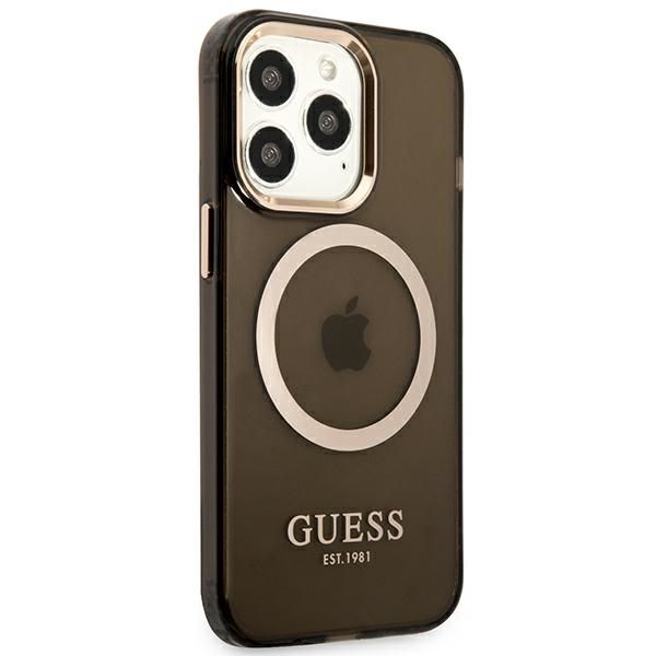 Etui Guess do iPhone 13 Pro Max, Czarny, MagSafe zdjęcie 4