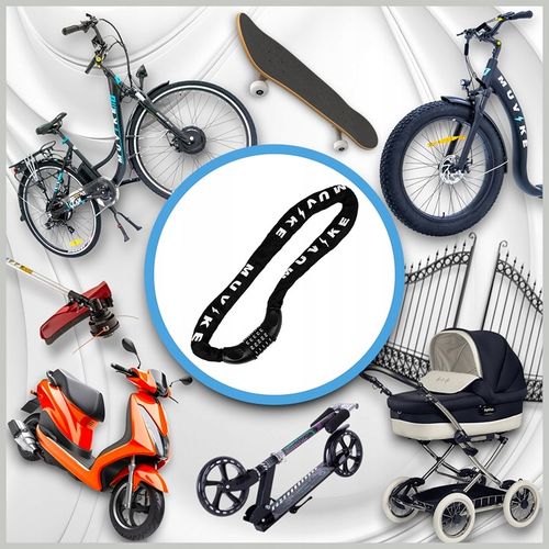 ZAPIĘCIE ROWEROWE ŁAŃCUCH ZAPIĘCIE DO ROWERU SZYFR MUVIKE SOLID 1000/6C na Arena.pl