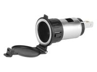 Gniazdo elektryczne EURO 12V do zabudowy z pokrywą