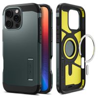 etui case na iphone 16 pro z podstawką tough armor magsafe - zielone