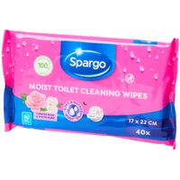 Nawilżane ściereczki do czyszczenia toalety Spargo 40szt