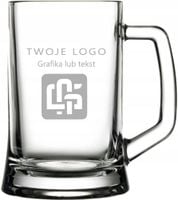 Kufel grawerowany reklama firmy ELEGANCKI komplet