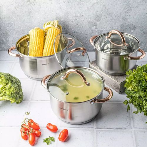 zestaw garnków 6 elementów kinghoff kh-1761 na Arena.pl