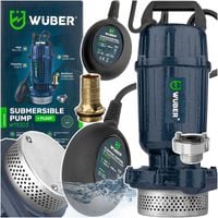 POMPA ZATAPIALNA Z PŁYWAKIEM Z SITEM DO WODY BRUDNEJ CZYSTEJ 250 l/min