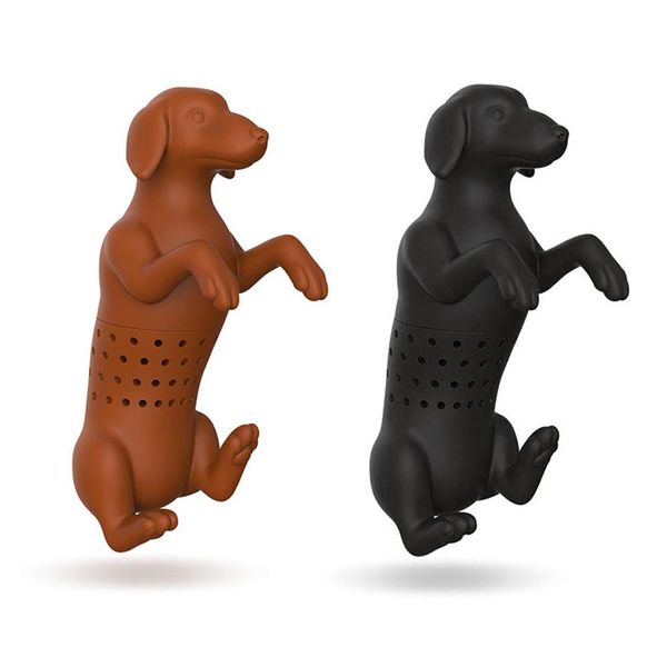 Zaparzacz do herbaty - Pies (Silikonowy) Brązowy zdjęcie 5