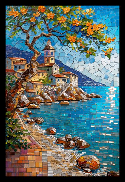 Plakat 20x30cm Mozaikowa Układanka zdjęcie 2