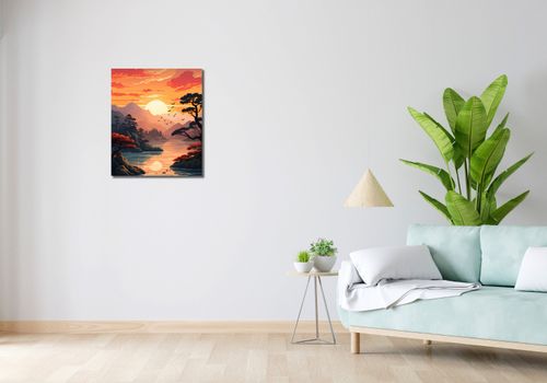 Obraz 50x60cm Złoty Zachód na Arena.pl